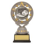 Silver Football Torch