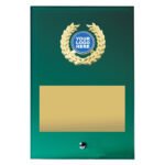 Green Glass Plaque