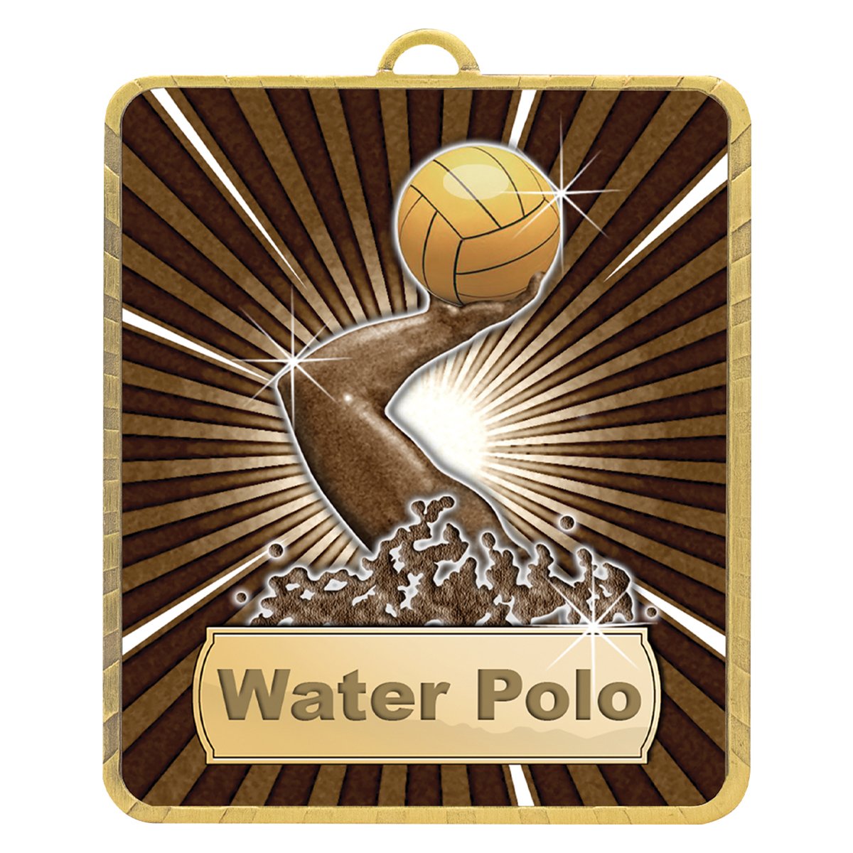 LM070G Gold Lynx Medal - Water Polo - Image 1