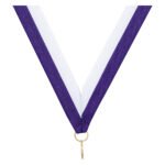 Purple / White Ribbon