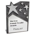 Star Cross Silver Plaque