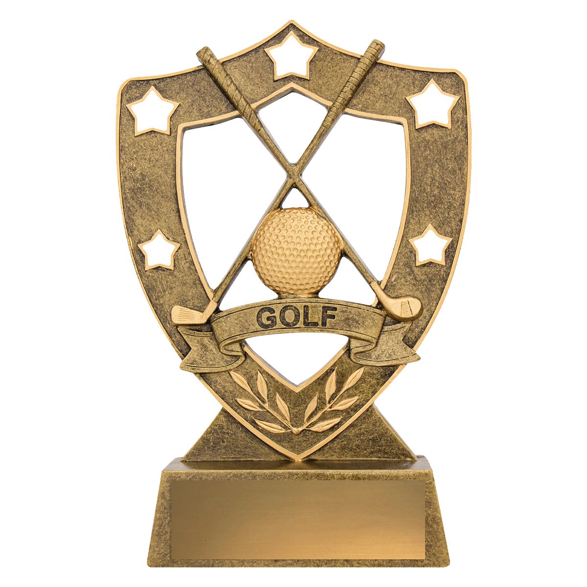 13717 Golf Gold Shield - Image 1