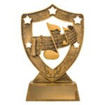 Music Gold Shield