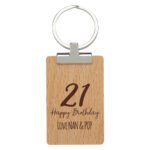 Timber ID Keychain