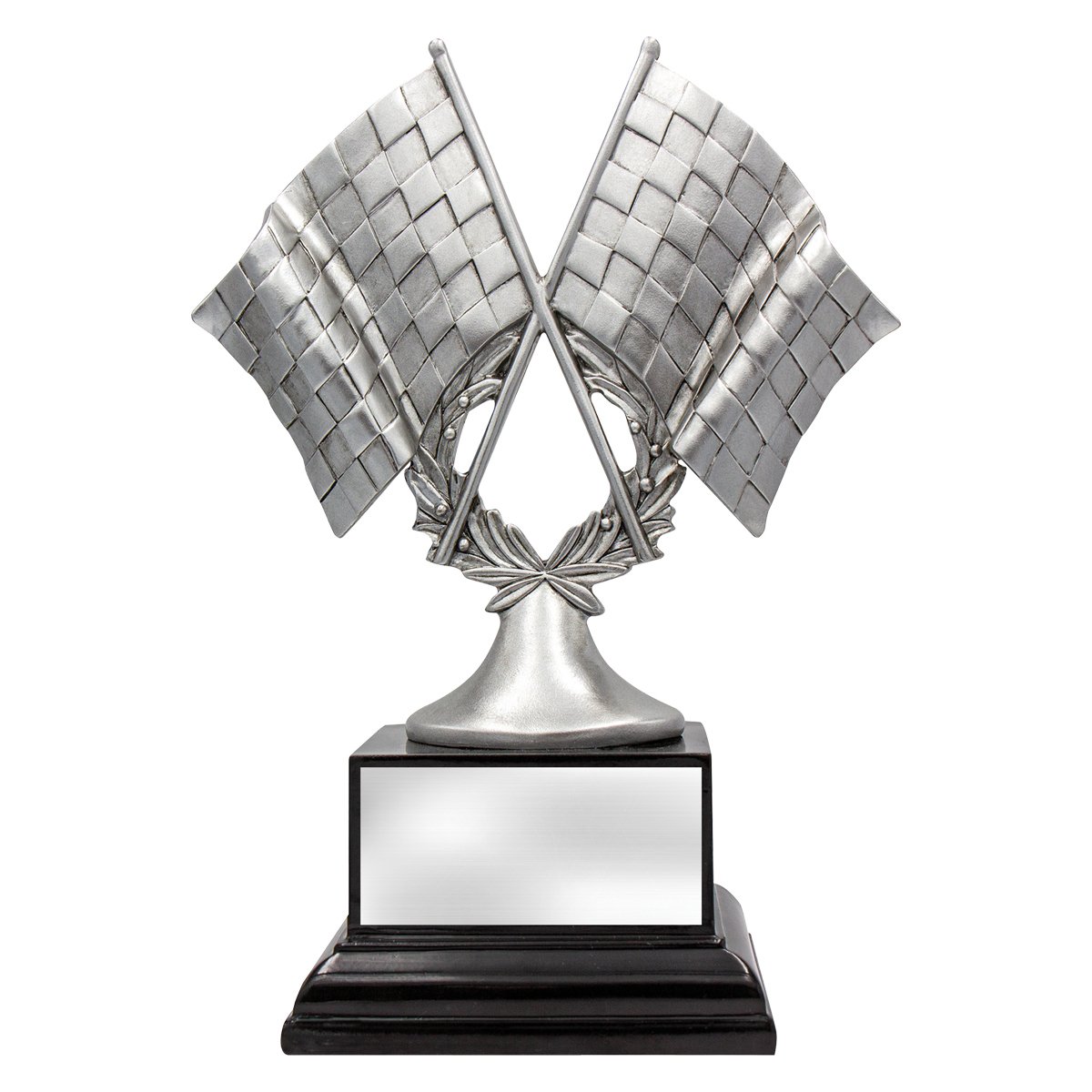A1077C Motorsport Silver Flags - Image 1