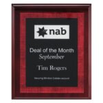 Vivid Red Plaque