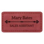 Name Badge - Rose