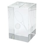 Tennis Crystal Block Award