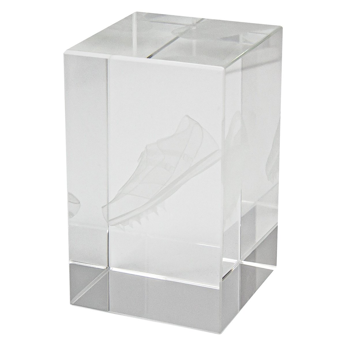 CB858 Athletics Crystal Block Award - Image 1