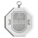 Glass Medal - Octagon