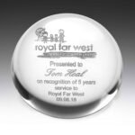 Forever Crystal Paperweight