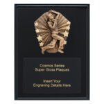 Cosmos Super Plaque - Female Bowler - 225mm
