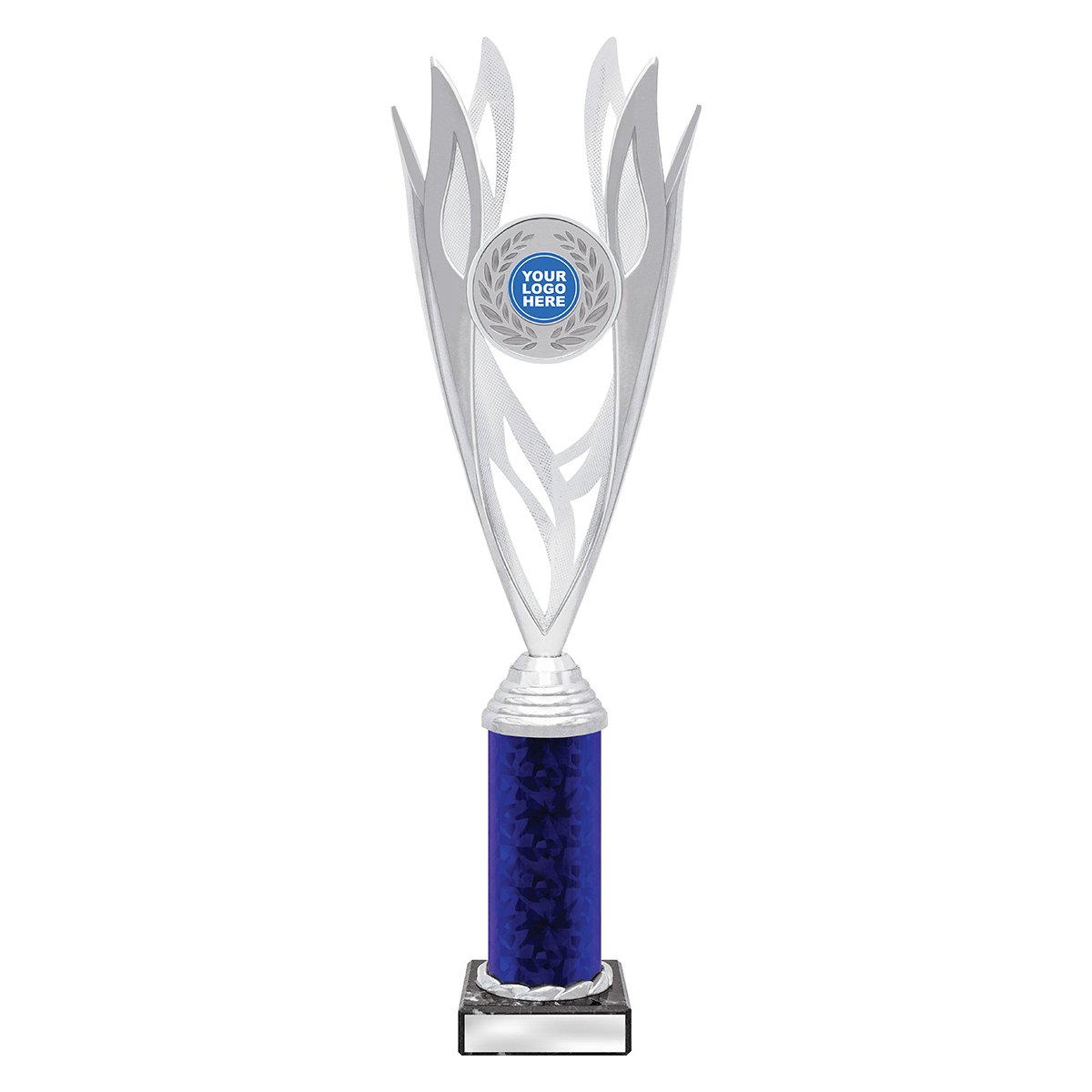 CUP89D Lantern - Silver / Blue - Image 1
