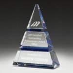 Blue Pyramid Crystal