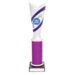 Curve Cups - Silver / Purple