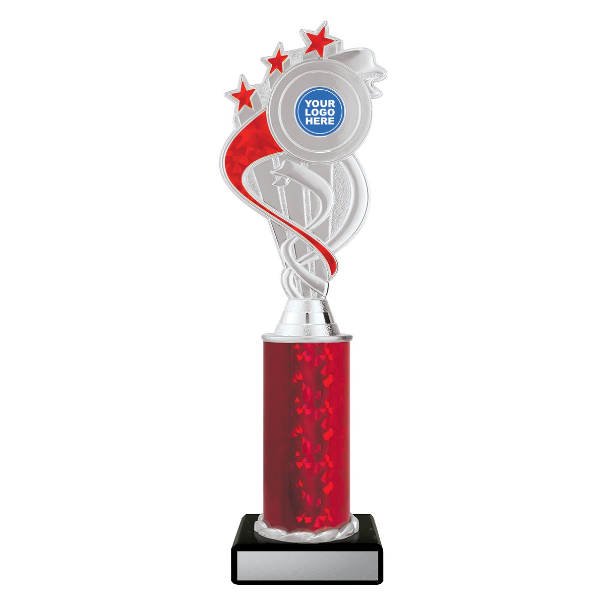D5185E Ribbon Star - Red - Image 1