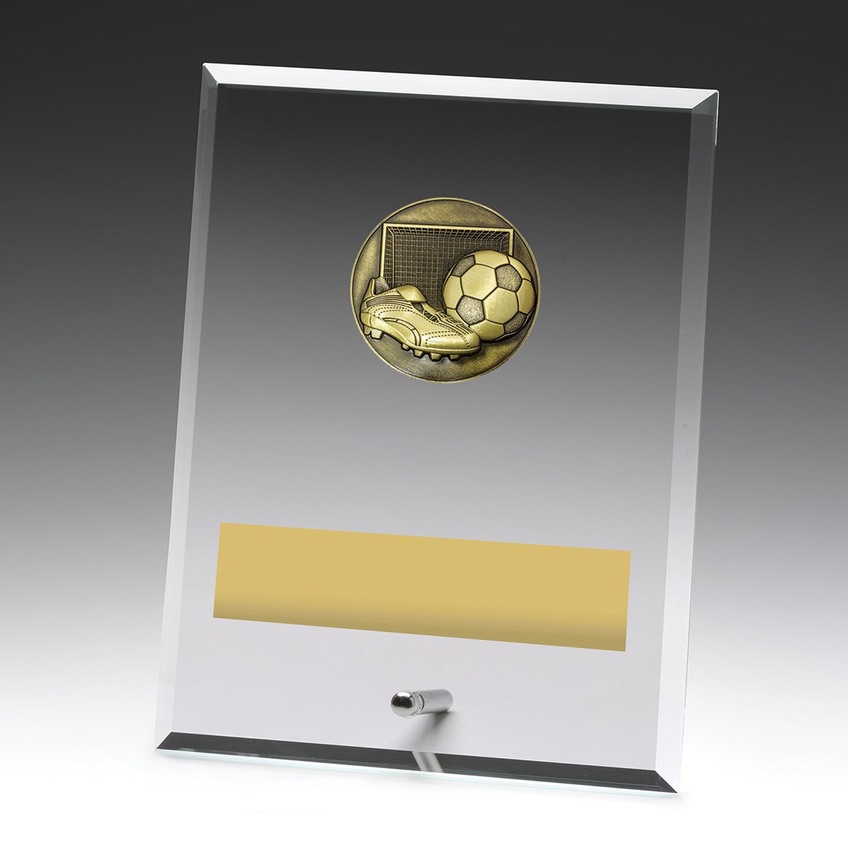 DY180C Glass Plaques - Football - Image 1