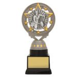 Silver Female Rugby Torch