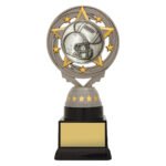 Silver American Football Torch