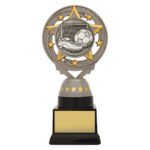 Silver Football Torch