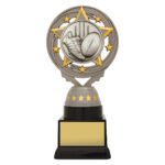 Silver Aussie Rules Torch