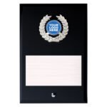 Black Glass Plaque
