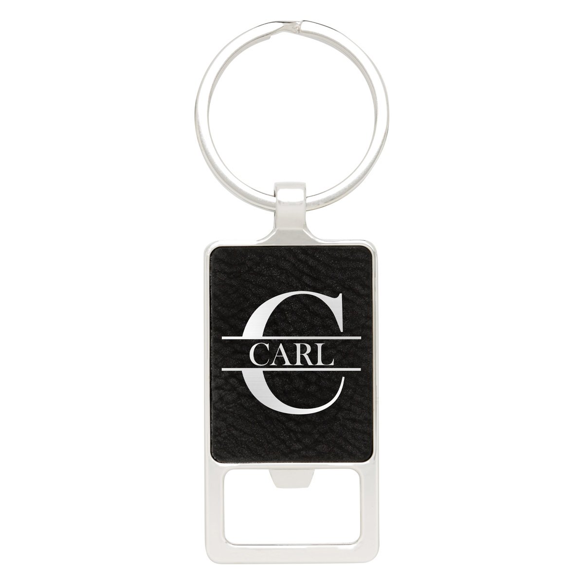 LE147 Black Keychain - Bottle Opener - Image 1