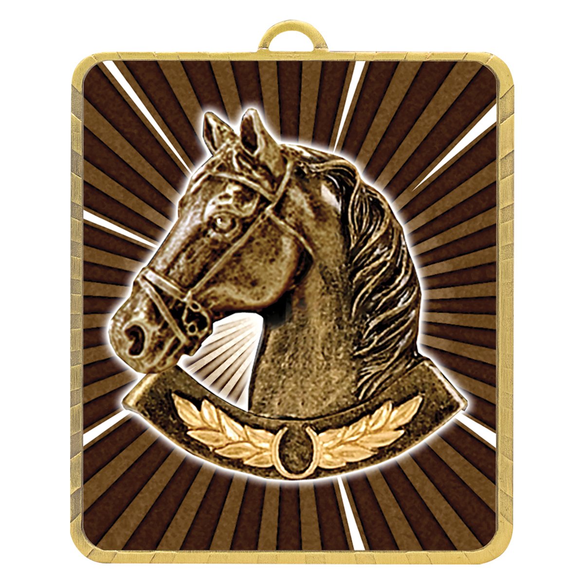 LM035G Gold Lynx Medal - Horse - Image 1