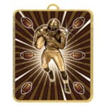 Gold Lynx Medal - American Football