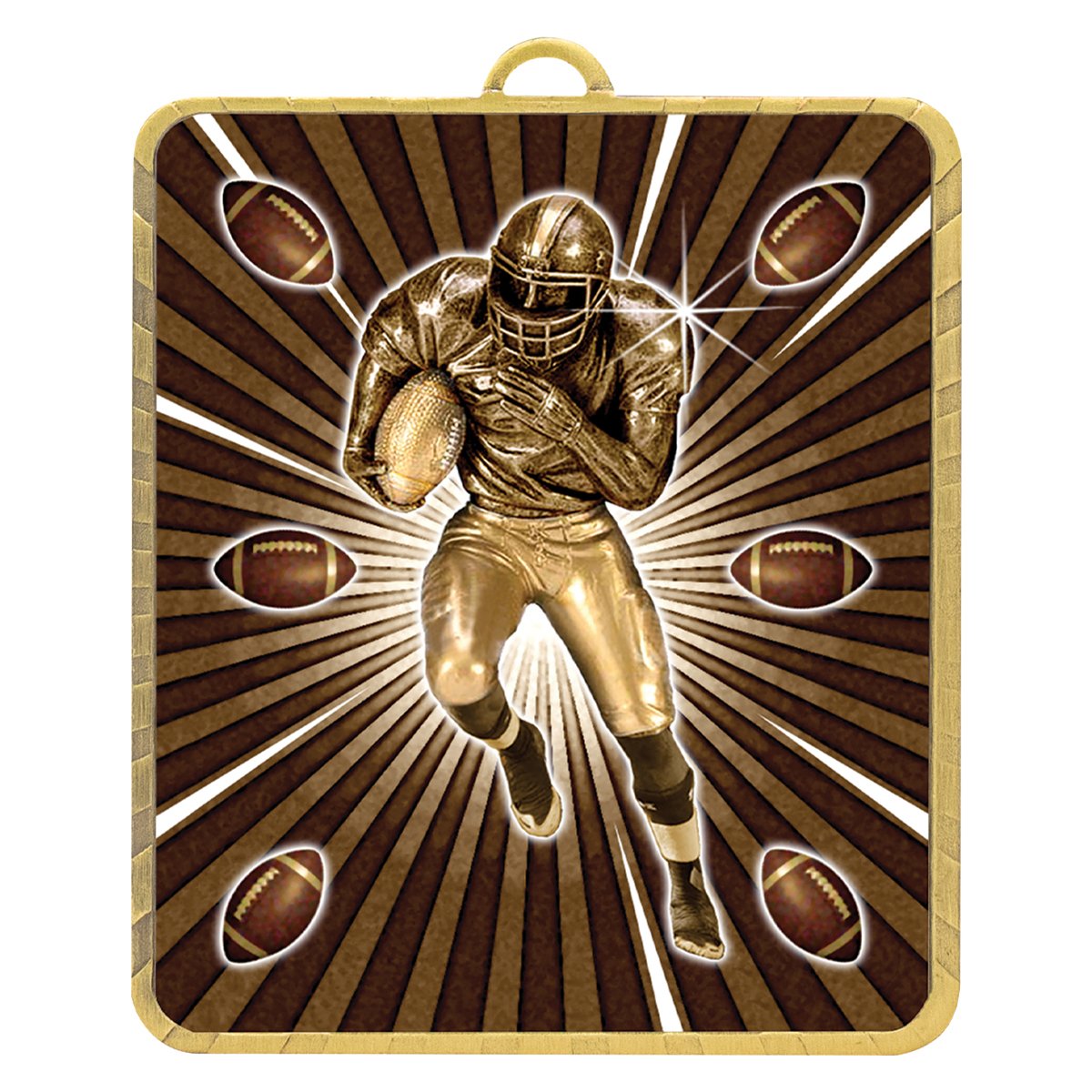LM055G Gold Lynx Medal - American Football - Image 1