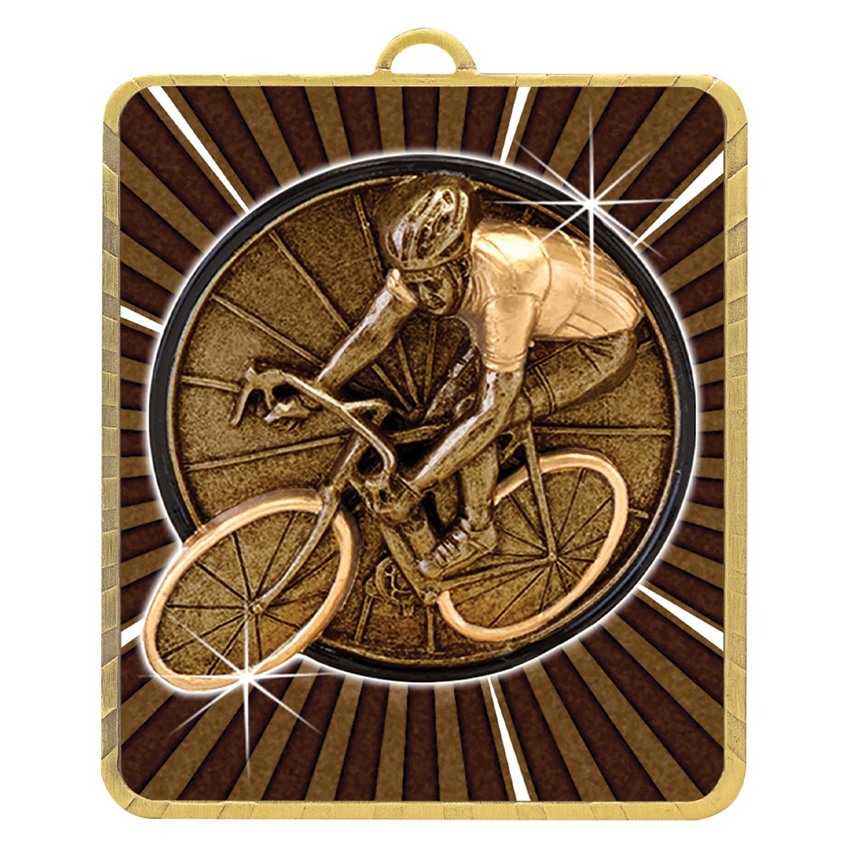 LM064G Gold Lynx Medal - Cycling - Image 1