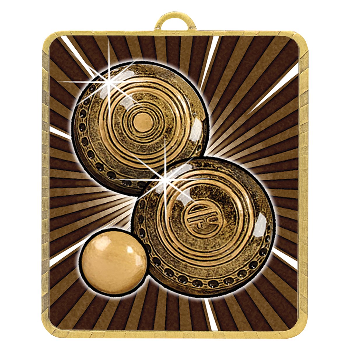LM083G Gold Lynx Medal - Bowls - Image 1