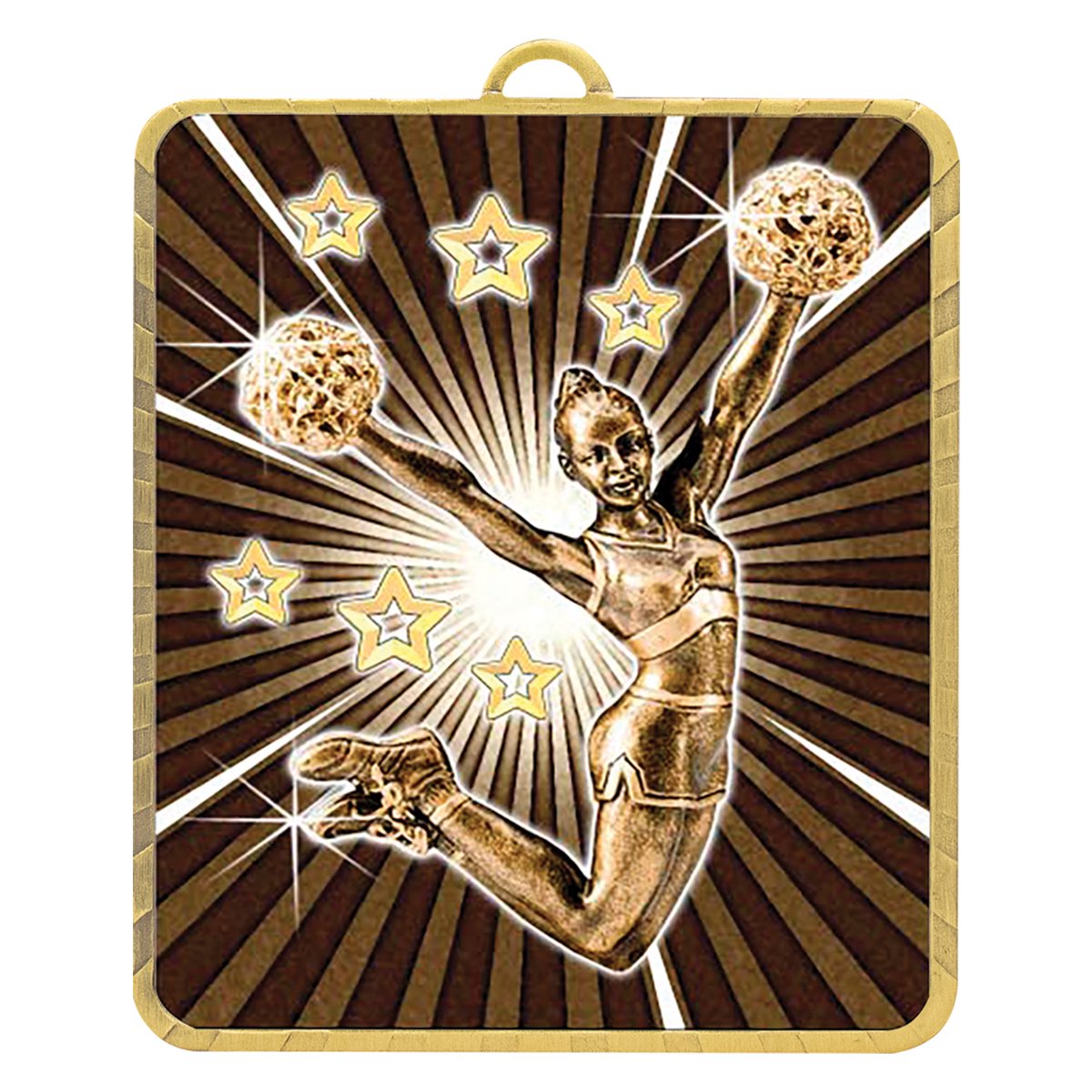 LM325G Gold Lynx Medal - Cheerleading - Image 1