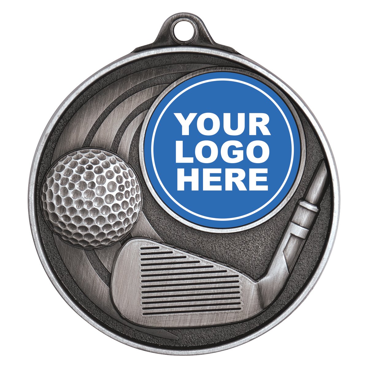 MC909S Golf Medal - Insert Option - Image 1