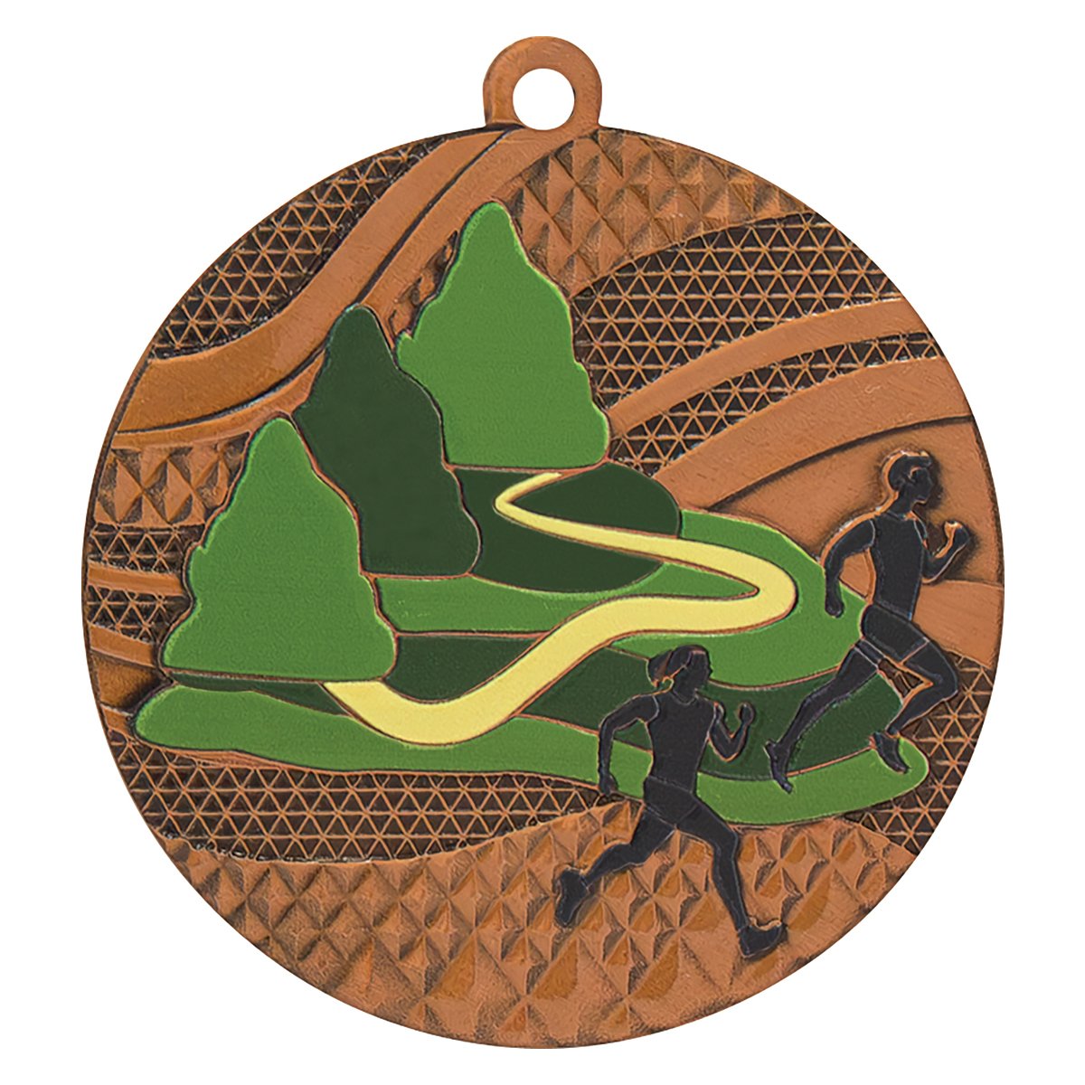 MY648B Running Mosaic Medal - Image 1