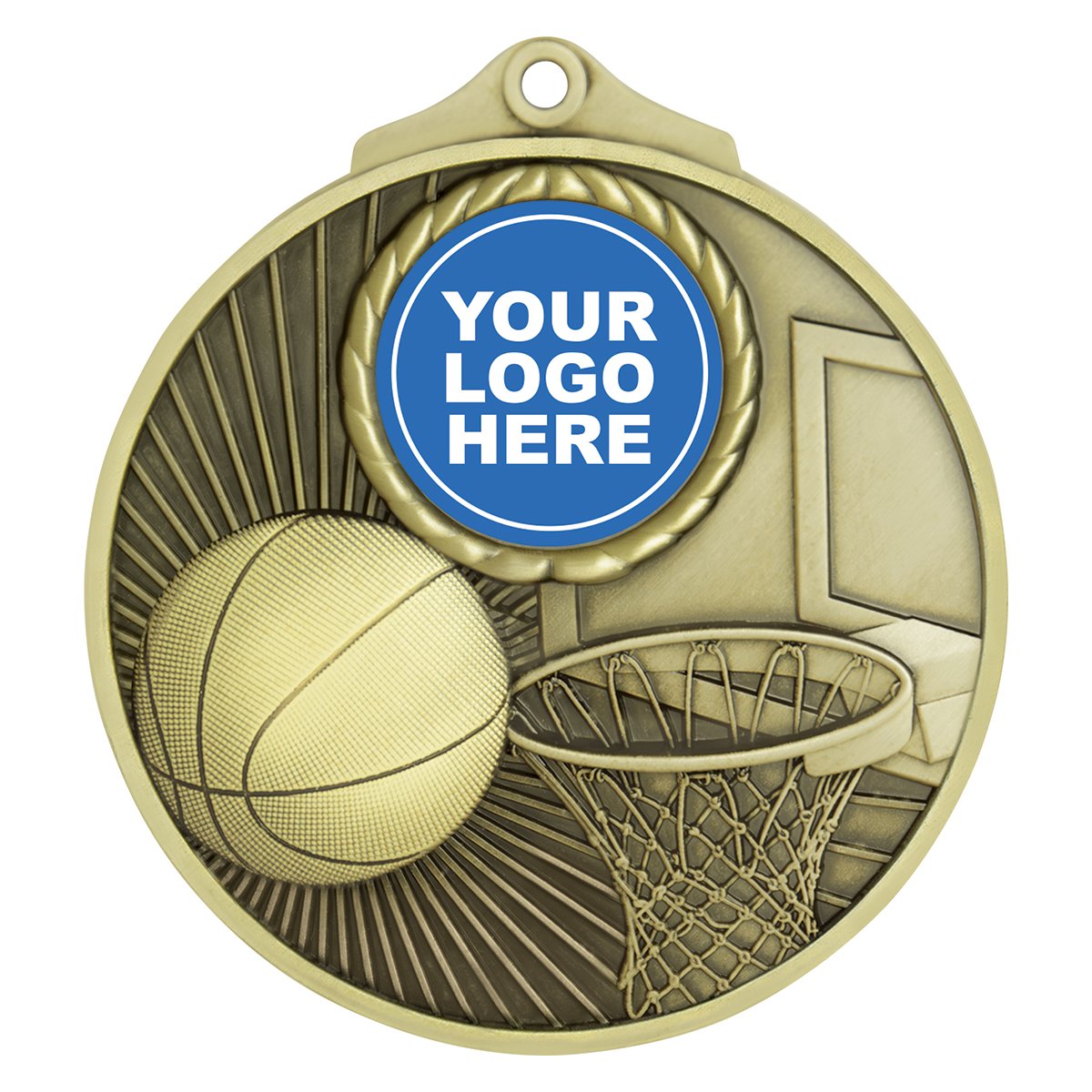MZ134G Basketball Summit Medal - Image 1