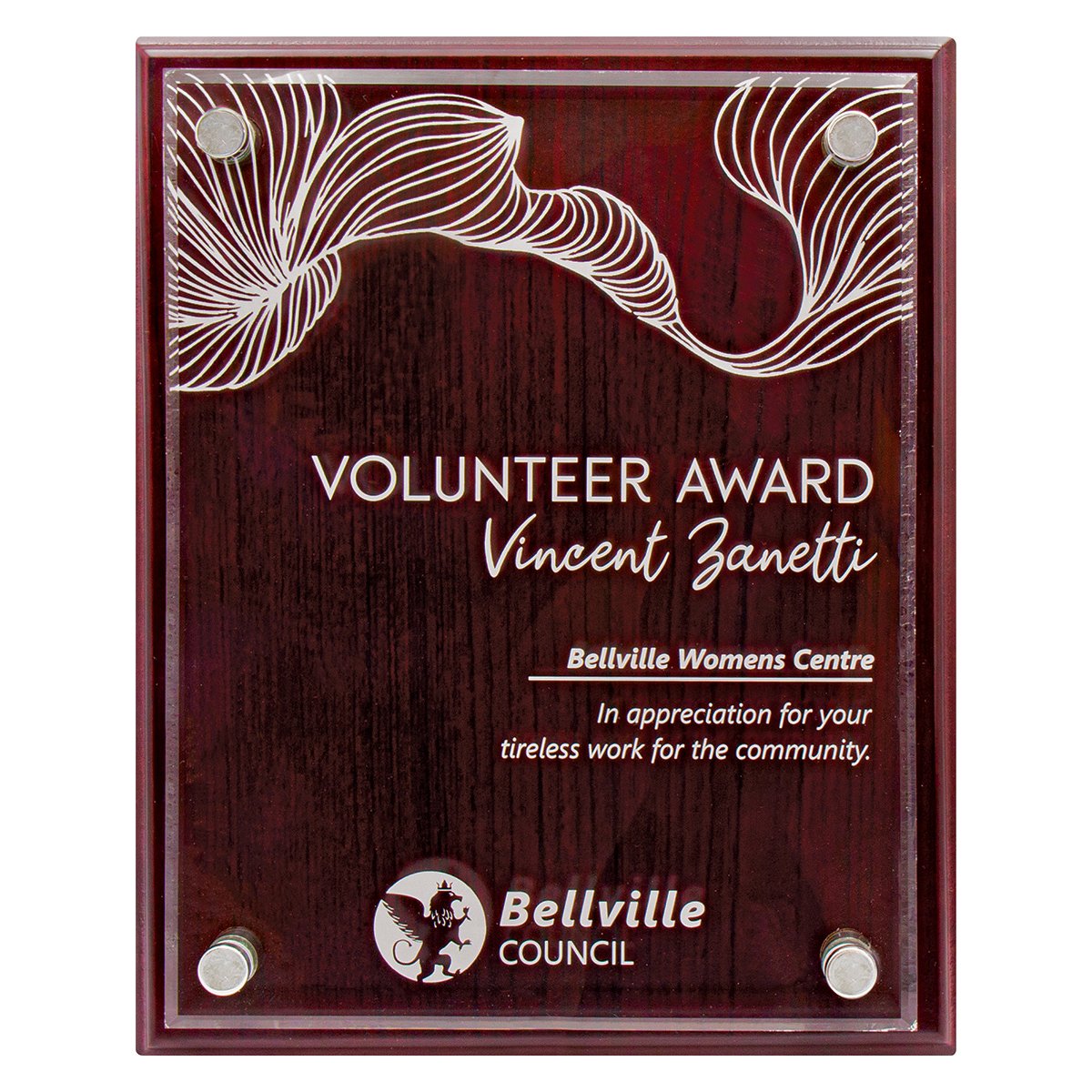 PCV11 Value Plaque with Acrylic - Image 1