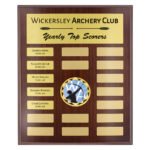 Showcase Gold Plaque