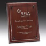 Floating Glass Plaque