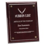 Rosewood Premium Floating Plaque