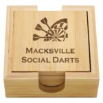 Bamboo Coaster Set