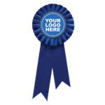 Blue Rosette w/ Hook