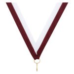 Maroon / White Ribbon