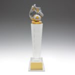 Football Crystal Pedestal