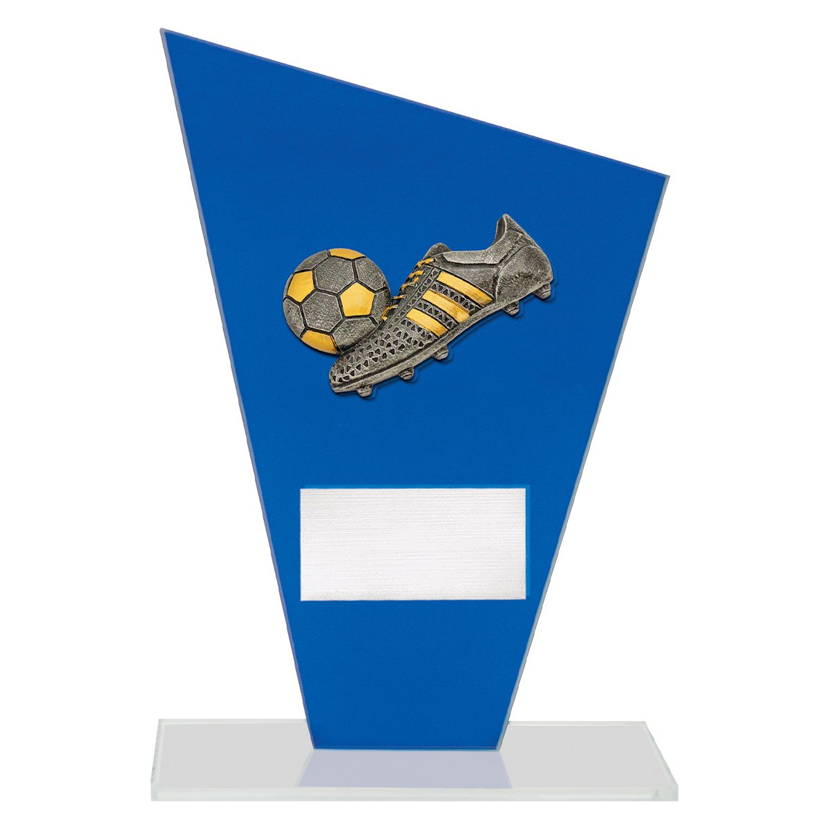 WF380 Cobalt Glass - Football - Image 1