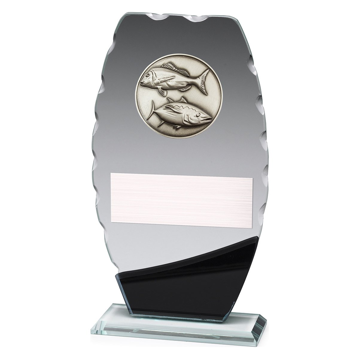 WM703C Clipped Oval Glass - Fishing - Image 1