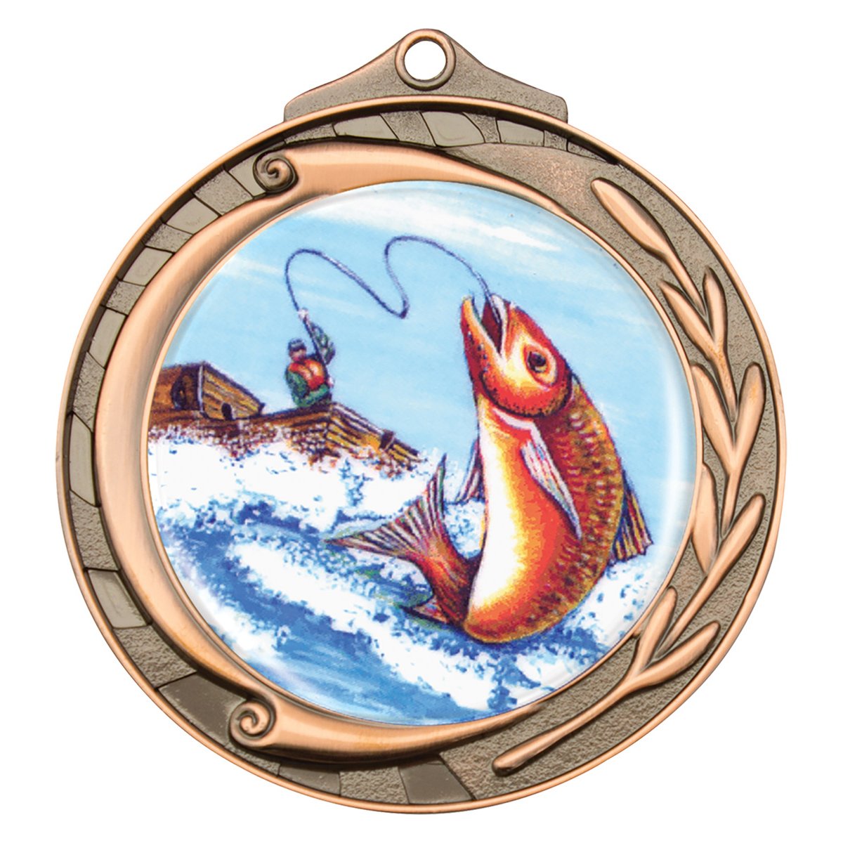 WMK77B Wreath - Fishing - Image 1