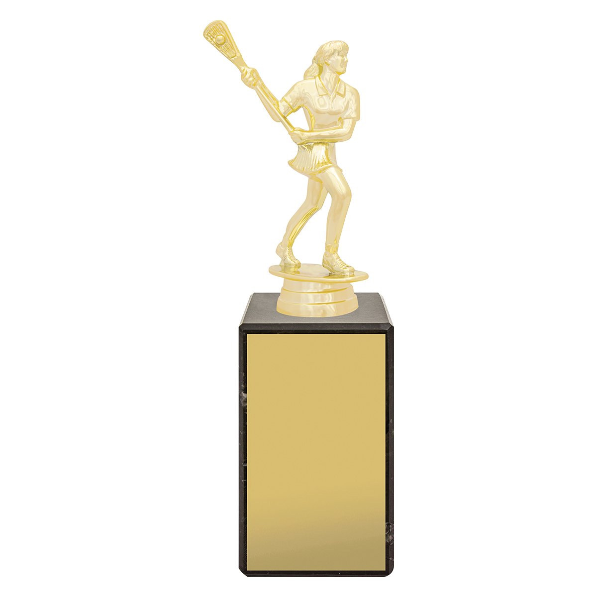 Y8265C Marble Column - Female Lacrosse - Image 1
